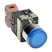 Кнопка 22 мм: нажать ВКЛ. - нажать ВЫКЛ., синяя, IP65 (PN# GCX1194-24L)