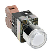 Кнопка 22 мм: нажать ВКЛ. - нажать ВЫКЛ., прозрачная, IP65 (PN# GCX1195-120)