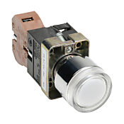 Кнопка 22 мм: нажать ВКЛ. - нажать ВЫКЛ., прозрачная, IP65 (PN# GCX1195-24)