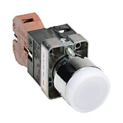Кнопка 22 мм: нажать ВКЛ. - нажать ВЫКЛ., белая, IP65 (PN# GCX1196-120)