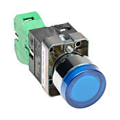 Кнопка 22 мм: без фиксации, синяя, IP65 (PN# GCX1204-24)