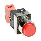 Кнопка 22 мм: без фиксации, красная, IP65 (PN# GCX1211-24)