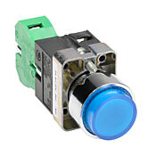 Кнопка 22 мм: без фиксации, синяя, IP65 (PN# GCX1214-24)