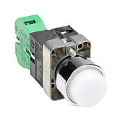 Кнопка 22 мм: без фиксации, белая, IP65 (PN# GCX1216-120L)