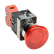 Кнопка 22 мм: поворотная, красная, IP65 (PN# GCX1226-120L)