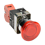 Кнопка 22 мм: поворотная, красная, IP65 (PN# GCX1226-24)