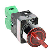 Селекторный переключатель: с пружинным возвратом справа, 22 мм, 2-позиционный, рукоятка (PN# GCX1241-120)