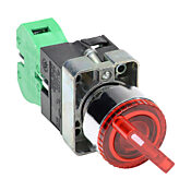 Селекторный переключатель: с пружинным возвратом справа, 22 мм, 2-позиционный, рукоятка (PN# GCX1241-24L)