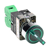 Селекторный переключатель: с пружинным возвратом справа, 22 мм, 2-позиционный, рукоятка (PN# GCX1242-120L)