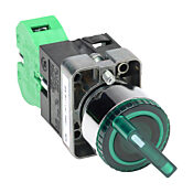 Селекторный переключатель: с пружинным возвратом справа, 22 мм, 2-позиционный, рукоятка (PN# GCX1242-24)