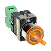 Селекторный переключатель: с пружинным возвратом справа, 22 мм, 2-позиционный, рукоятка (PN# GCX1243-120L)