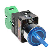 Селекторный переключатель: с пружинным возвратом справа, 22 мм, 2-позиционный, рукоятка (PN# GCX1244-120L)