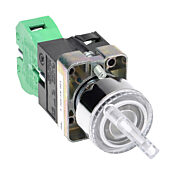 Селекторный переключатель: с пружинным возвратом справа, 22 мм, 2-позиционный, рукоятка (PN# GCX1245-120L)