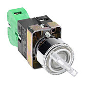 Селекторный переключатель: фиксированный, 22 мм, 2-позиционный, рукоятка (PN# GCX1255-24L)