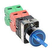 Селекторный переключатель: фиксированный, 22 мм, 3-позиционный, кнопочный (PN# GCX1264-120)