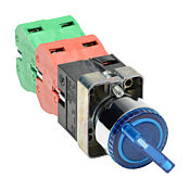 Селекторный переключатель: фиксированный, 22 мм, 3-позиционный, кнопочный (PN# GCX1264-24)