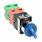 Селекторный переключатель: фиксированный, 22 мм, 3-позиционный, кнопочный (PN# GCX1264-24L)
