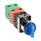 Селекторный переключатель: с пружинным возвратом в центр, 22 мм, 3-позиционный, рукоятка (PN# GCX1284-120)