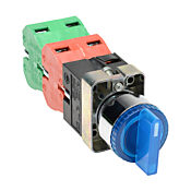 Селекторный переключатель: с пружинным возвратом в центр, 22 мм, 3-позиционный, рукоятка (PN# GCX1284-24)