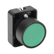 Кнопка 22 мм: без фиксации, зеленая, IP65 (PN# GCX3102-SC)