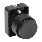 Кнопка 22 мм: без фиксации, черная, IP65 (PN# GCX3110-SC)