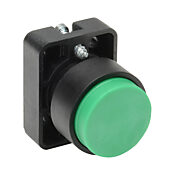 Кнопка 22 мм: без фиксации, зеленая, IP65 (PN# GCX3112-SC)
