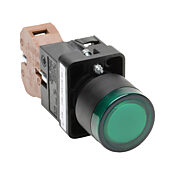 Кнопка 22 мм: нажать ВКЛ. - нажать ВЫКЛ., зеленая, IP65 (PN# GCX3192-24)