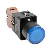 Кнопка 22 мм: нажать ВКЛ. - нажать ВЫКЛ., синяя, IP65 (PN# GCX3194-120)