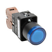 Кнопка 22 мм: нажать ВКЛ. - нажать ВЫКЛ., синяя, IP65 (PN# GCX3194-24)