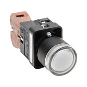 Кнопка 22 мм: нажать ВКЛ. - нажать ВЫКЛ., прозрачная, IP65 (PN# GCX3195-24L)