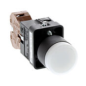 Кнопка 22 мм: нажать ВКЛ. - нажать ВЫКЛ., белая, IP65 (PN# GCX3196-120)