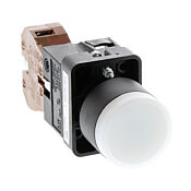 Кнопка 22 мм: нажать ВКЛ. - нажать ВЫКЛ., белая, IP65 (PN# GCX3196-120L)