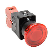 Кнопка 22 мм: поворотная, красная, IP65 (PN# GCX3226-120)