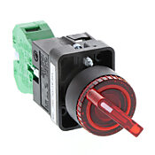 Селекторный переключатель: с пружинным возвратом справа, 22 мм, 2-позиционный, рукоятка (PN# GCX3241-120)