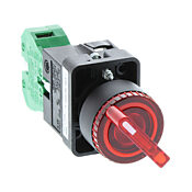 Селекторный переключатель: с пружинным возвратом справа, 22 мм, 2-позиционный, рукоятка (PN# GCX3241-120L)