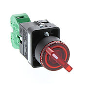 Селекторный переключатель: с пружинным возвратом справа, 22 мм, 2-позиционный, ручка управления (PN# GCX3241-24L)