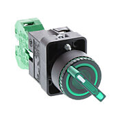 Селекторный переключатель: с пружинным возвратом справа, 22 мм, 2-позиционный, рукоятка (PN# GCX3242-120L)