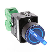 Селекторный переключатель: с пружинным возвратом справа, 22 мм, 2-позиционный, рукоятка (PN# GCX3244-24)