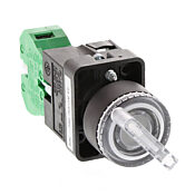 Селекторный переключатель: с пружинным возвратом справа, 22 мм, 2-позиционный, рукоятка (PN# GCX3245-24)