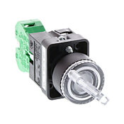 Селекторный переключатель: фиксированный, 22 мм, 2-позиционный, кнопочный (PN# GCX3255-120L)