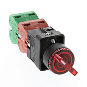 Селекторный переключатель: фиксированный, 22 мм, 3-позиционный, кнопочный (PN# GCX3261-120)