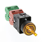 Селекторный переключатель: фиксированный, 22 мм, 3-позиционный, ручка управления (PN# GCX3263-120)