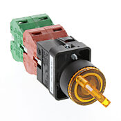 Селекторный переключатель: фиксированный, 22 мм, 3-позиционный, кнопочный (PN# GCX3263-24)