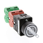 Селекторный переключатель: фиксированный, 22 мм, 3-позиционный, кнопочный (PN# GCX3265-120)