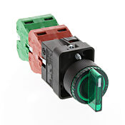 Селекторный переключатель: с пружинным возвратом в центр, 22 мм, 3-позиционный, рукоятка (PN# GCX3282-120)