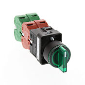 Селекторный переключатель: с пружинным возвратом в центр, 22 мм, 3-позиционный, рукоятка (PN# GCX3282-24)