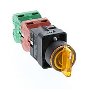 Селекторный переключатель: с пружинным возвратом в центр, 22 мм, 3-позиционный, рукоятка (PN# GCX3283-120)