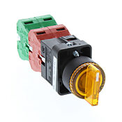 Селекторный переключатель: с пружинным возвратом в центр, 22 мм, 3-позиционный, рукоятка (PN# GCX3283-24)