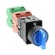 Селекторный переключатель: с пружинным возвратом в центр, 22 мм, 3-позиционный, рукоятка (PN# GCX3284-120L)