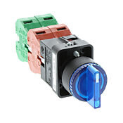 Селекторный переключатель: с пружинным возвратом в центр, 22 мм, 3-позиционный, рукоятка (PN# GCX3284-24L)